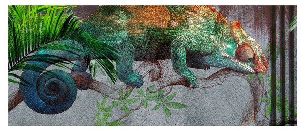 Obraz - Chameleon (120x50 cm)