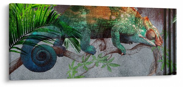 Obraz - Chameleon (120x50 cm)