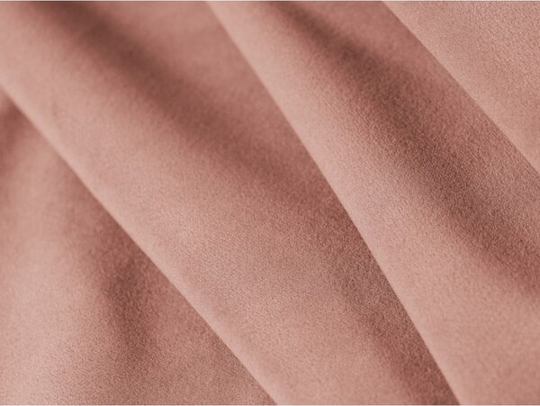 Ružová zamatová rozkladacia pohovka 206 cm Kemi – Cosmopolitan Design