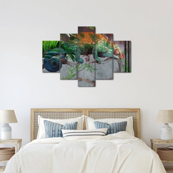 Obraz - Chameleon (150x105 cm)