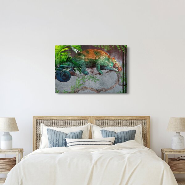 Obraz - Chameleon (90x60 cm)