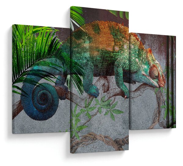 Obraz - Chameleon (90x60 cm)