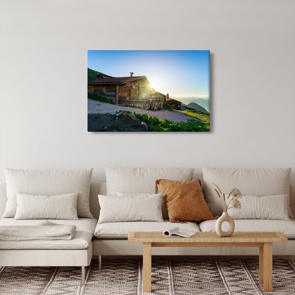 Obraz - Ráno v alpách, Tirolsko (90x60 cm)
