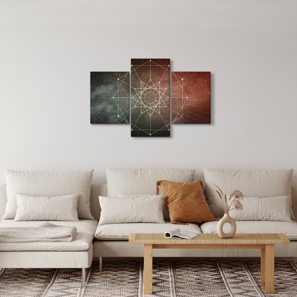 Obraz - Vesmírny dodecagram (90x60 cm)