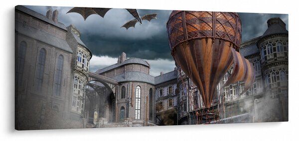 Obraz - Surrealistická krajina (120x50 cm)