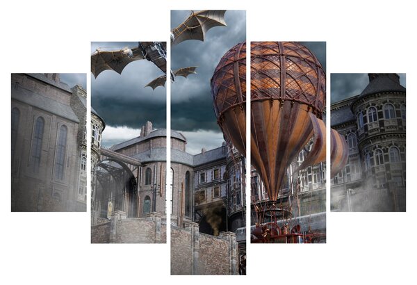Obraz - Surrealistická krajina (150x105 cm)