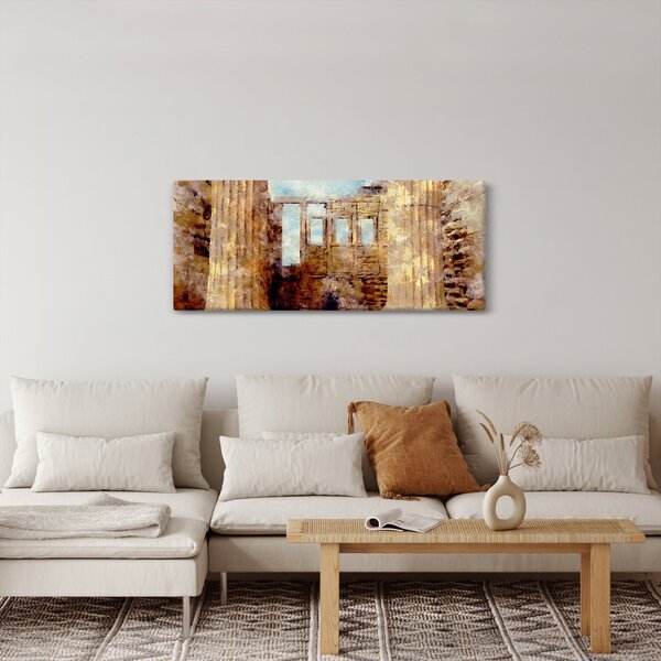 Obraz - Érechthéion, Atény, Grécko (120x50 cm)