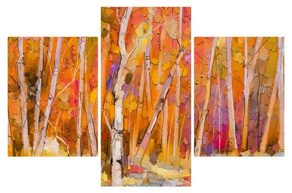 Obraz - Jesenný les (90x60 cm)
