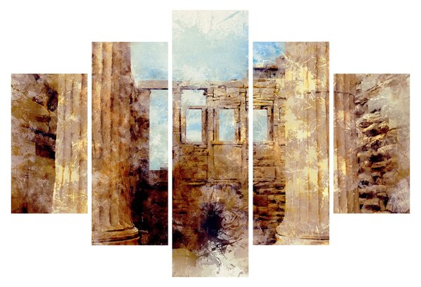 Obraz - Érechthéion, Atény, Grécko (150x105 cm)