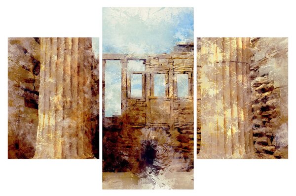 Obraz - Érechthéion, Atény, Grécko (90x60 cm)
