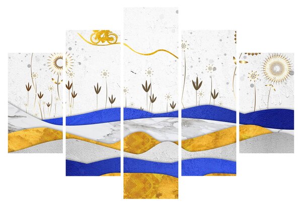 Obraz - Zlaté hory (150x105 cm)
