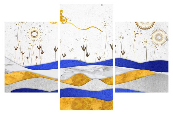 Obraz - Zlaté hory (90x60 cm)