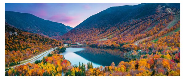 Obraz - White Mountain, New Hampshire, USA (120x50 cm)