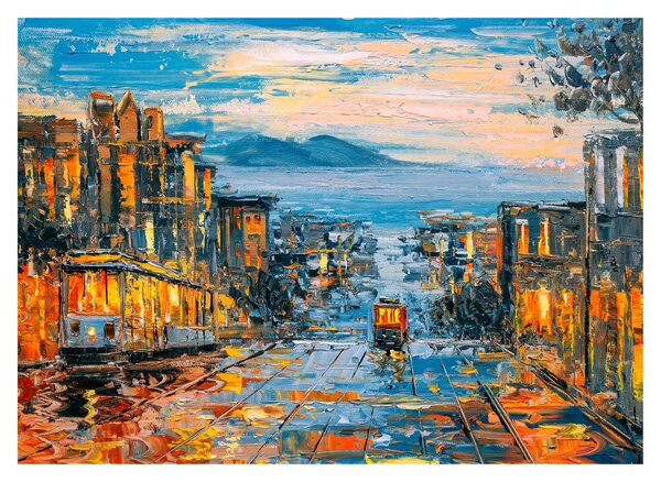 Obrázok - Cable Car, San Francisco (70x50 cm)