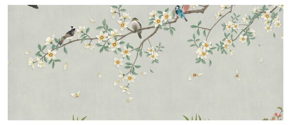 Obraz - Vtáčí zlet (120x50 cm)