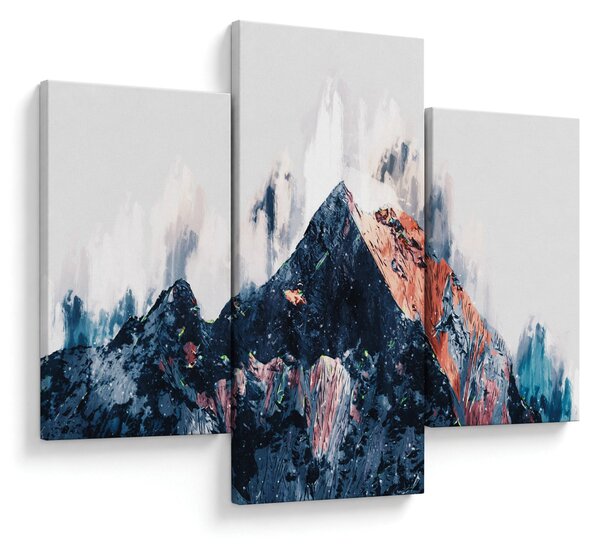 Obraz - Abstraktná hora (90x60 cm)