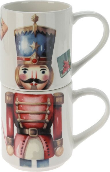 2-dielna sada hrnčekov Luskáčik, 265 ml, porcelán