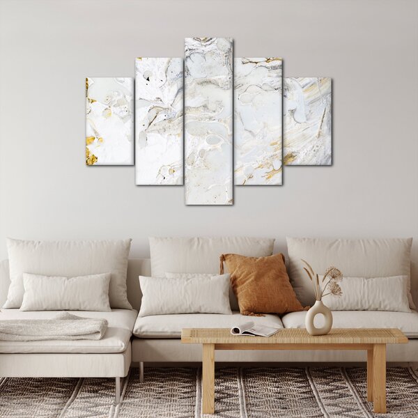 Obraz - Olejový papier s mramorovým designom (150x105 cm)