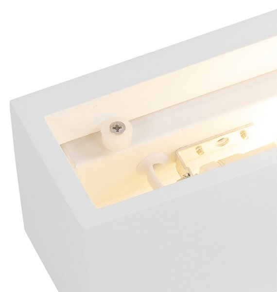 Moderná nástenná lampa biela - Tjada Novo