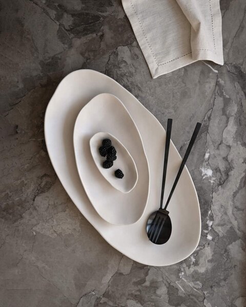 101 Copenhagen Sada servírovacích tanierov Native Oval Tray, birch