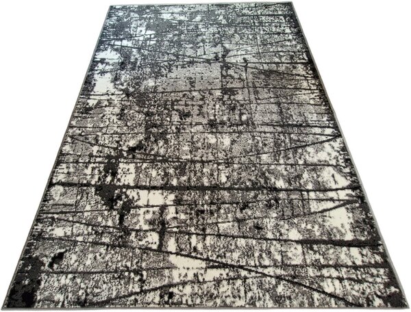 Klasický sivý koberec Shiraz BCF s bodkovaným vzorom Rozmer: 50x80 cm