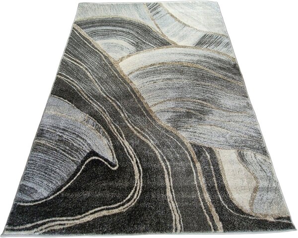 HU Sivo-béžový abstraktný koberec Rio 936A-D.grey-Beige Rozmer: 60x100 cm