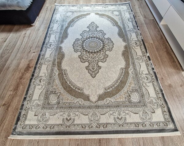 HU Béžovo-sivý koberec Osman Orientalny 29100A GREY Rozmer: 160x230 cm