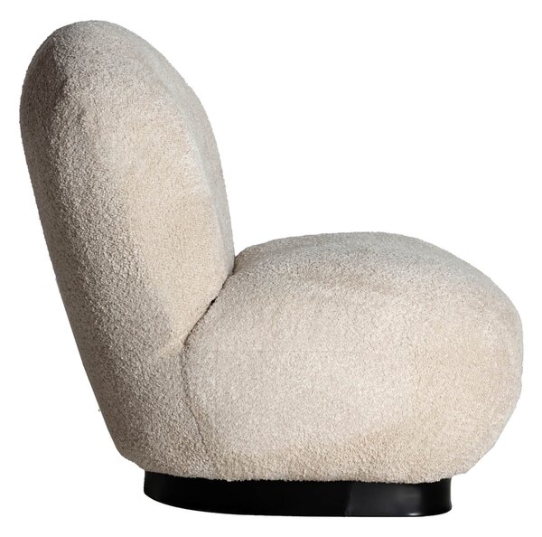 MUZZA Kreslo Boudin biele