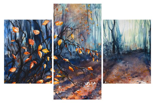 Obraz - Lúče jesenného slnka (90x60 cm)