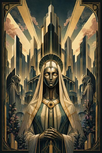 Panovníčka impéria - Metalický obraz 60x40cm