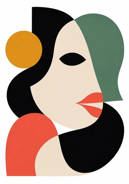 Žena - Metalický obraz 60x40cm