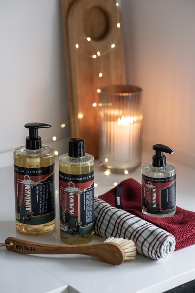 Pletená handrička z organickej bavlny Winter Whisper