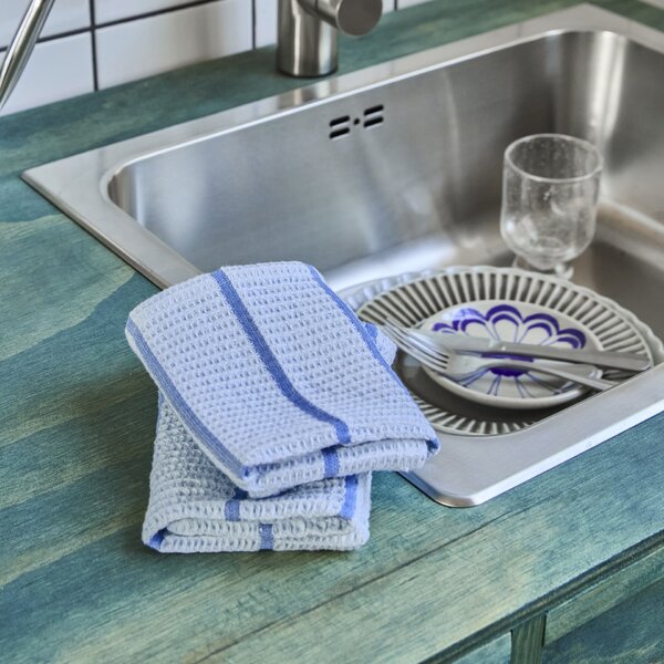 Bavlnená handrička Light Blue – set 2 ks