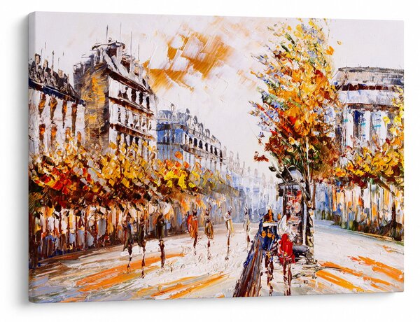 Obraz - Ulica v Paríži (70x50 cm)