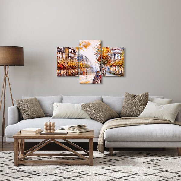 Obraz - Ulica v Paríži (90x60 cm)