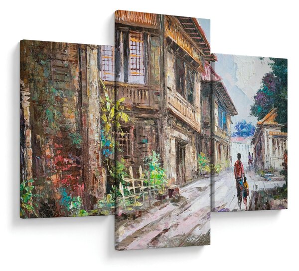 Obraz Filipínske dediny, Ázia (90x60 cm)