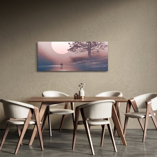 Obraz - Zamilovaný pár (120x50 cm)