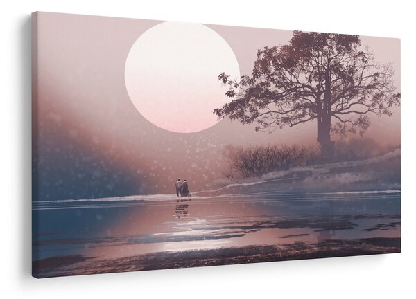 Obraz - Zamilovaný pár (90x60 cm)