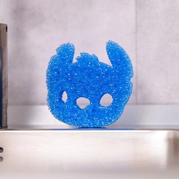 SRUB DADDY Hubka na riad a čistenie, šikovná hubka SCRUB DADDY, LIMITOVANÁ EDÍCIA - Stitch