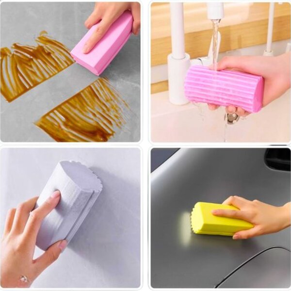 Hubka na prach, čistiaca hubka SCRUB DADDY DUSTER, žltá