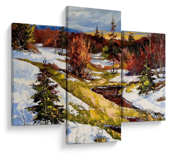 Obraz - Príchod jari (90x60 cm)