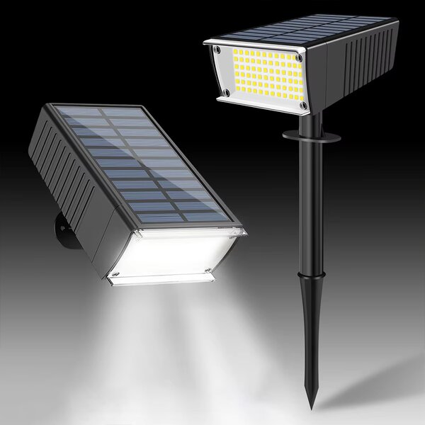 Bezdoteku LEDsolar 72 vonkajšie svetlo do zeme 2 ks, 72 LED, bezdrôtové, iPRO, 2W, studená farba