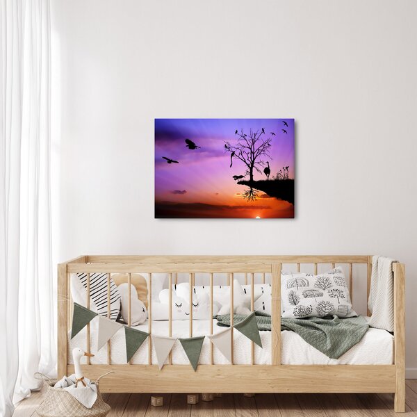 Obraz - Siluety zvierat (70x50 cm)