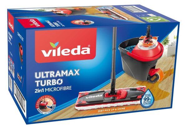 Set vedierka a mopu na podlahu Vileda Ultramax turbo 2v1 microfibre