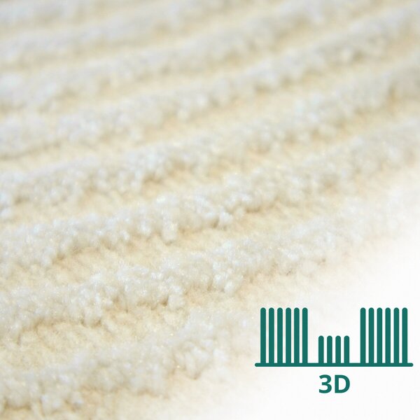Angel Carpet, Kusový koberec Zafiro 25 Beige, 60x110, béžová, kancelária
