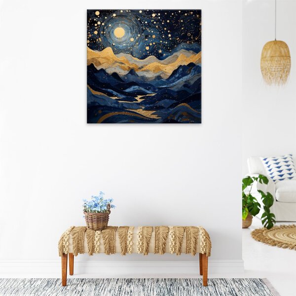 Obraz na plátne - Perseidy vo vlnách - 40x40 cm