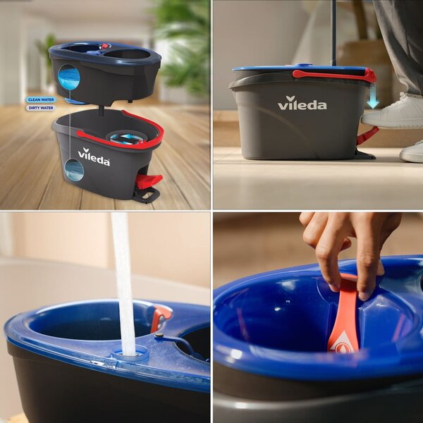 Rotačný mop s vedierkom H2PrO – Vileda