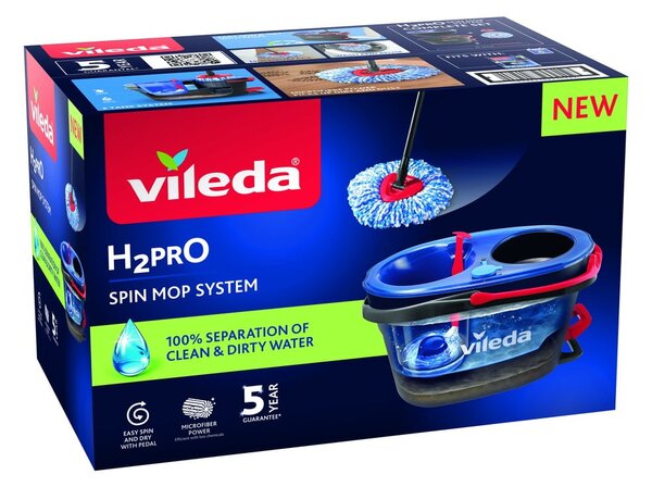 Rotačný mop s vedierkom H2PrO – Vileda