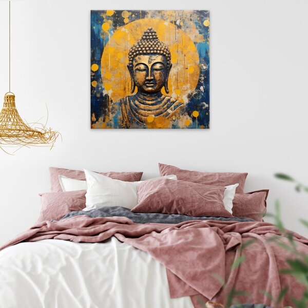 Obraz na plátne - Gautama Buddha - 40x40 cm