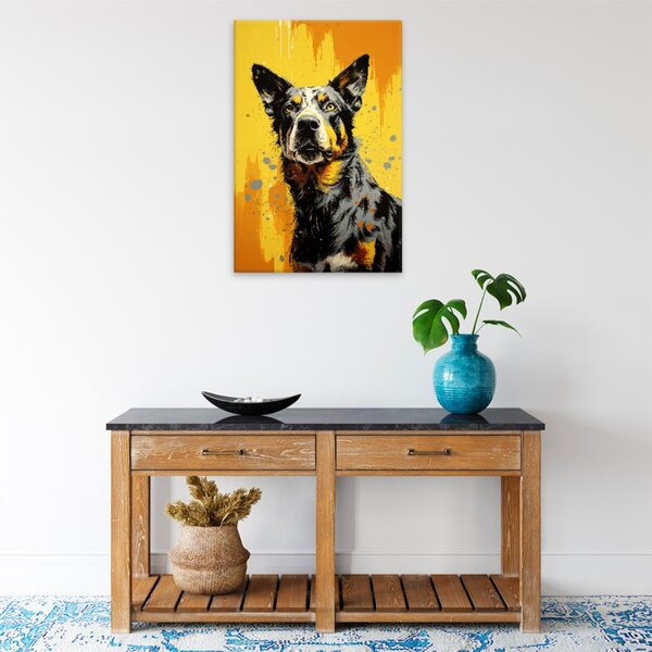 Obraz na plátne - Nastražené uši - 40x60 cm